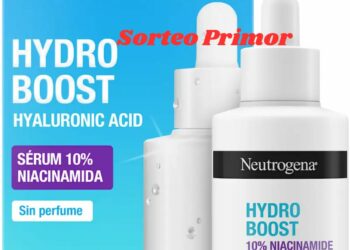 Sorteo de Primor 50 sérums Hydro Boost de Neutrogena para reforzar la hidratación facial