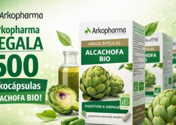 Arkopharma regala Arkocápsulas Alcachofa BIO en promoción detox