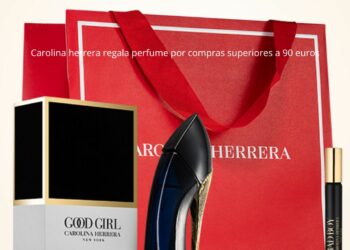 Carolina herrera regala perfume por compras superiores a 90 euros