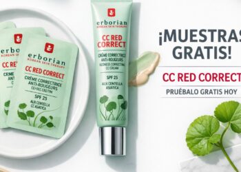 Muestras gratis CC Red Correct de Erborian