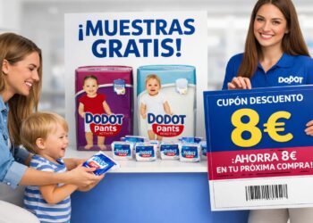 Muestras gratis de Dodot Pants y cupón descuento de 8 euros