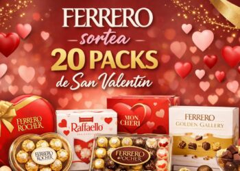 Sorteo Ferrero San Valentín 2026 corazones y copas de lujo