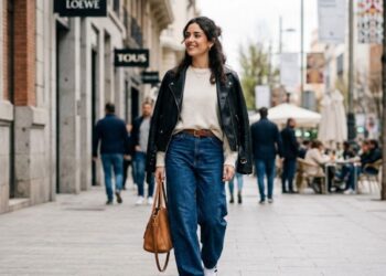 Los pantalones vaqueros holgados y de tiro alto arrasan esta temporada