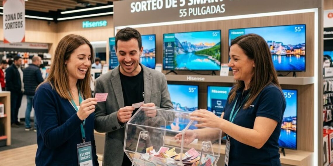 Sorteo de 5 Smart TV Hisense de 55 pulgadas