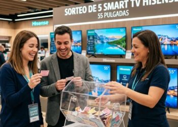 Sorteo de 5 Smart TV Hisense de 55 pulgadas