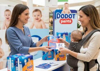 Dodot regala muestras de pañales Pants y cupones de 8 euros