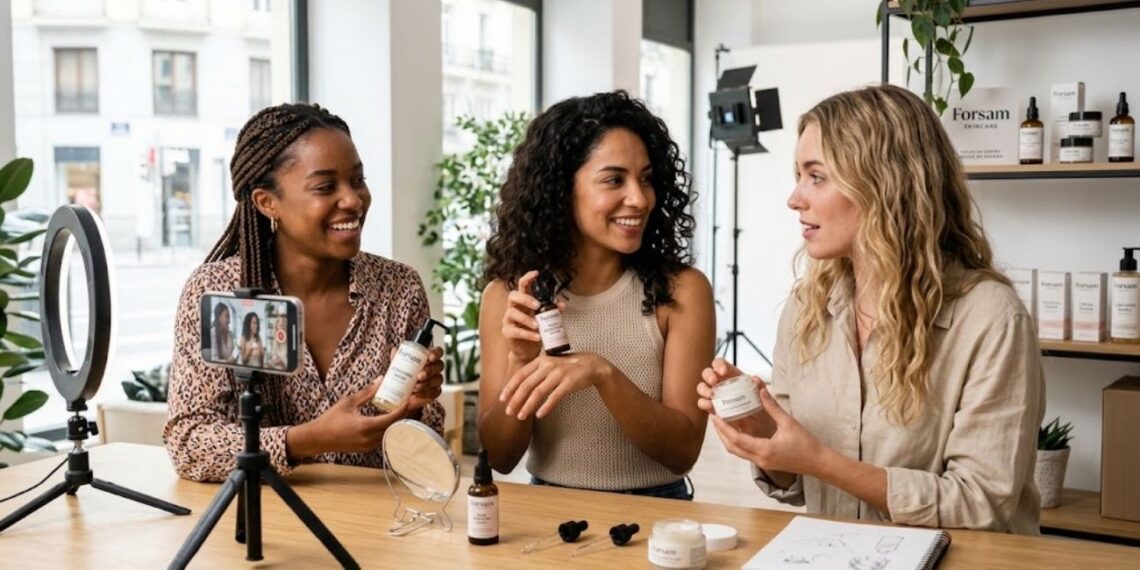 Forsam busca creadoras de contenido de skincare para probar sus productos
