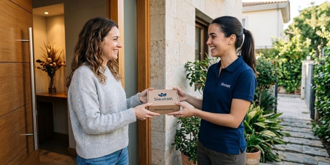 SiestaK regala muestras gratis a domicilio