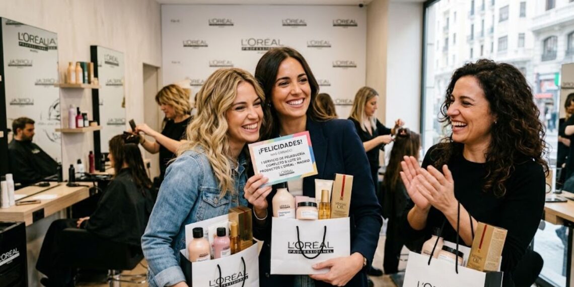 L’Oréal sortea 30 servicios de peluquería y lotes de productos en Madrid