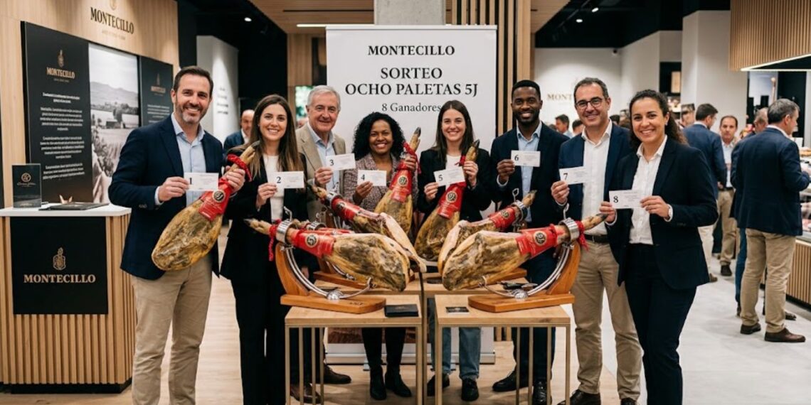 Montecillo sortea ocho paletas 5J valoradas en 299 euros cada una