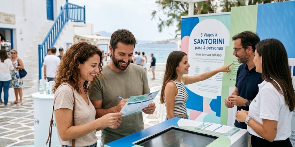 Sorteo Fluocaril de 8 viajes a Santorini para 4 personas