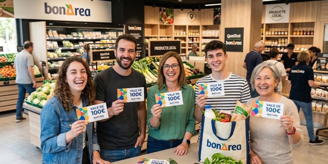 bonÀrea sortea 10 vales de 100 euros
