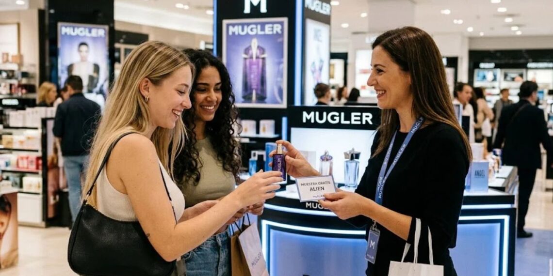 Mugler regala muestras gratis de perfume