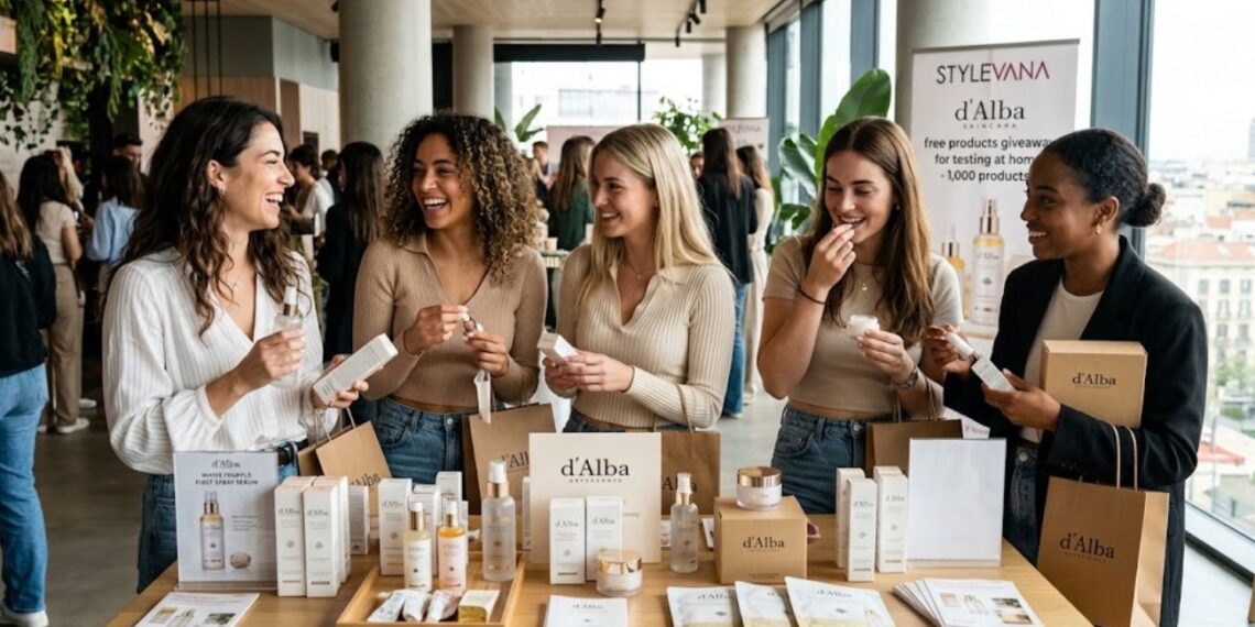 Stylevana regala 1.000 productos de d’Alba para probar gratis en casa